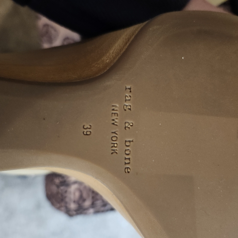 Rag &Bone Santiago Suede Criss Cross Wedge Sandal. NWOB - Picture 8 of 9